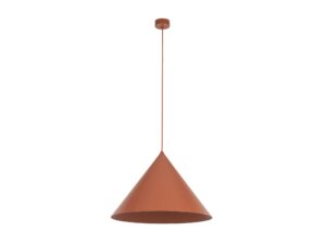 Miniaturka 18 - Lampa wisząca Cono XL ceglasty – pełne ujęcie na białym tle