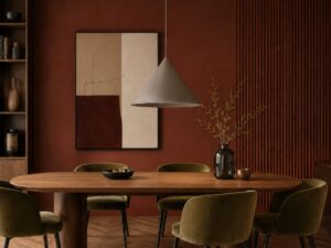 Miniaturka 13 - Lampa wisząca Cono XL ciemny braz – w aranżacji wnętrza