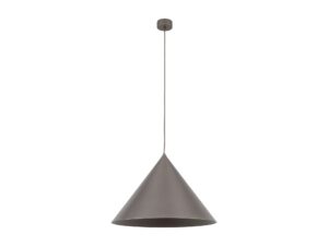 Miniaturka 4 - Lampa wisząca Cono XL ciemny braz – pełne ujęcie na białym tle