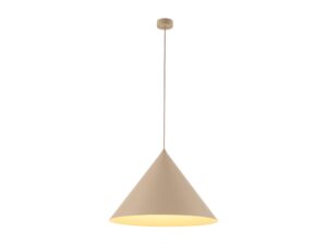 Miniaturka 6 - Lampa wisząca Cono XL piaskowy bez – cały produkt na białym tle