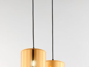 Miniaturka 4 - Lampa wisząca Cortina – detal szklanego klosza i oprawy