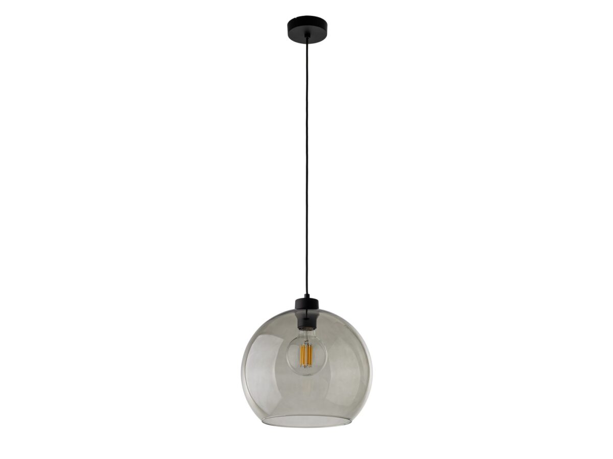 Lampa wisząca Cubus ze szklanym kloszem 30 cm