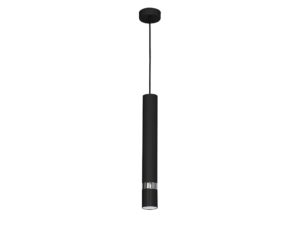 Miniaturka 5 - Lampa wisząca Delonio GU10 czarna chrom jeden klosz