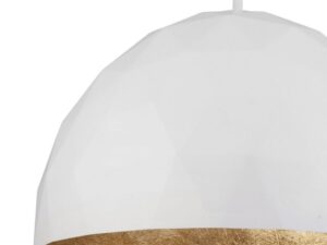 Miniaturka 6 - Biało-złota lampa wisząca Diament L w dodatkowym ujęciu