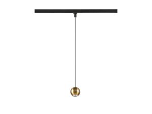 Miniaturka 3 - Lampa wisząca Dysko czarno-złota na drugim ujęciu
