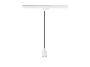 Miniaturka 2 - Biała lampa wisząca Puri 2.0 Tube na szynie trójfazowej