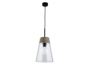 Miniaturka 4 - Lampa wisząca Domino, wariant 1650, czarny i antracytowy, widok na białym tle
