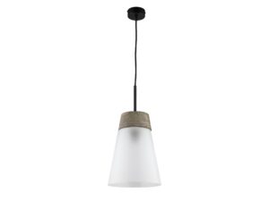 Miniaturka 5 - Lampa wisząca Domino, wariant 1651, czarny i antracytowy, widok na białym tle