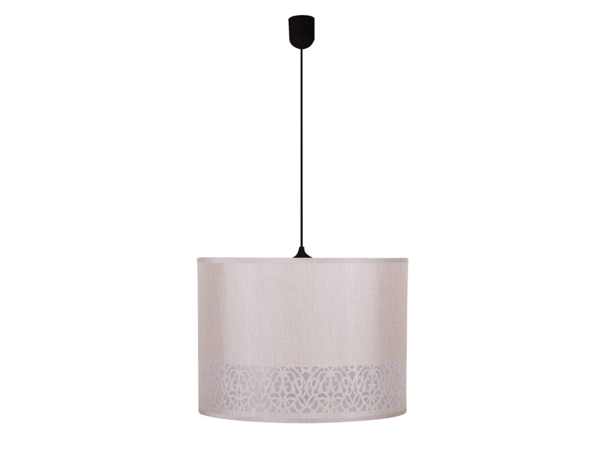 Lampa wisząca Doredano 33 cm z ozdobnym abażurem
