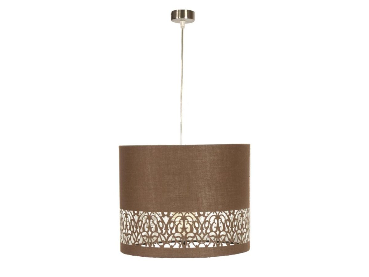 Lampa wisząca Doredano 33 cm z ażurowym abażurem