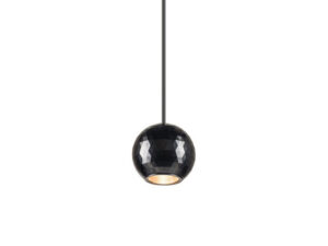 Miniaturka 2 - Lampa wisząca Dysko 48 V biało-czarna – widok na szynie