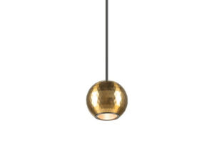 Miniaturka 4 - Lampa wisząca Dysko 48 V czarno-złota na szynie – pełny zwis