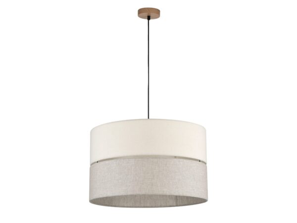 Lampa wisząca Eco trzypunktowa z trzema dwukolorowymi abażurami