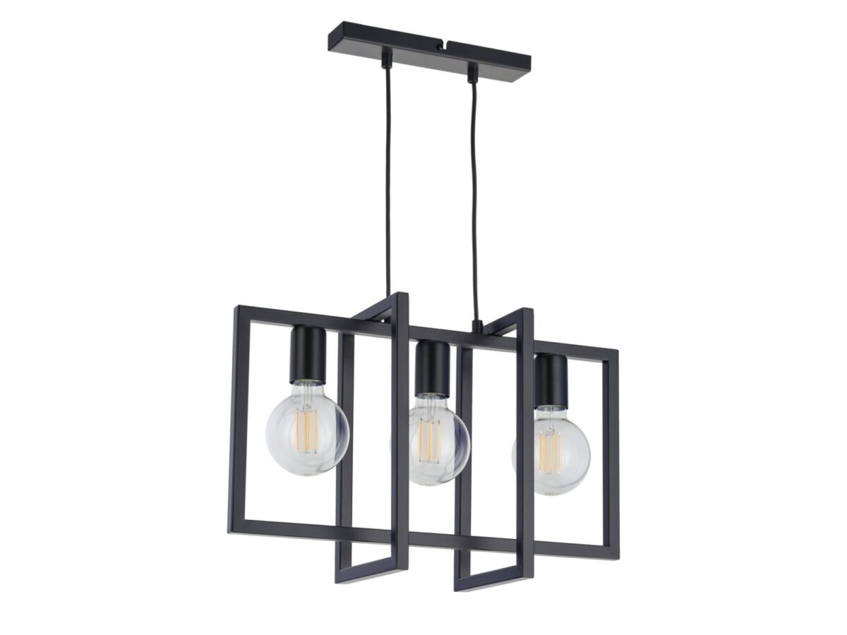 Lampa wisząca Eden 3-punktowa geometryczna 50 cm