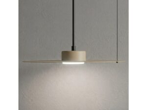 Miniaturka 14 - Lampa Elenora Ø35 cm w kolorze taupe w przytulnym wnętrzu