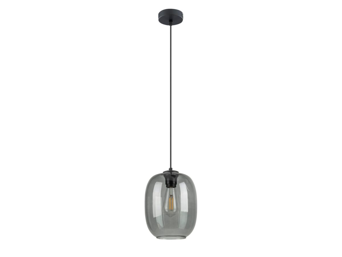 Lampa wisząca Elio 1-punktowa E27 ze szklanym kloszem