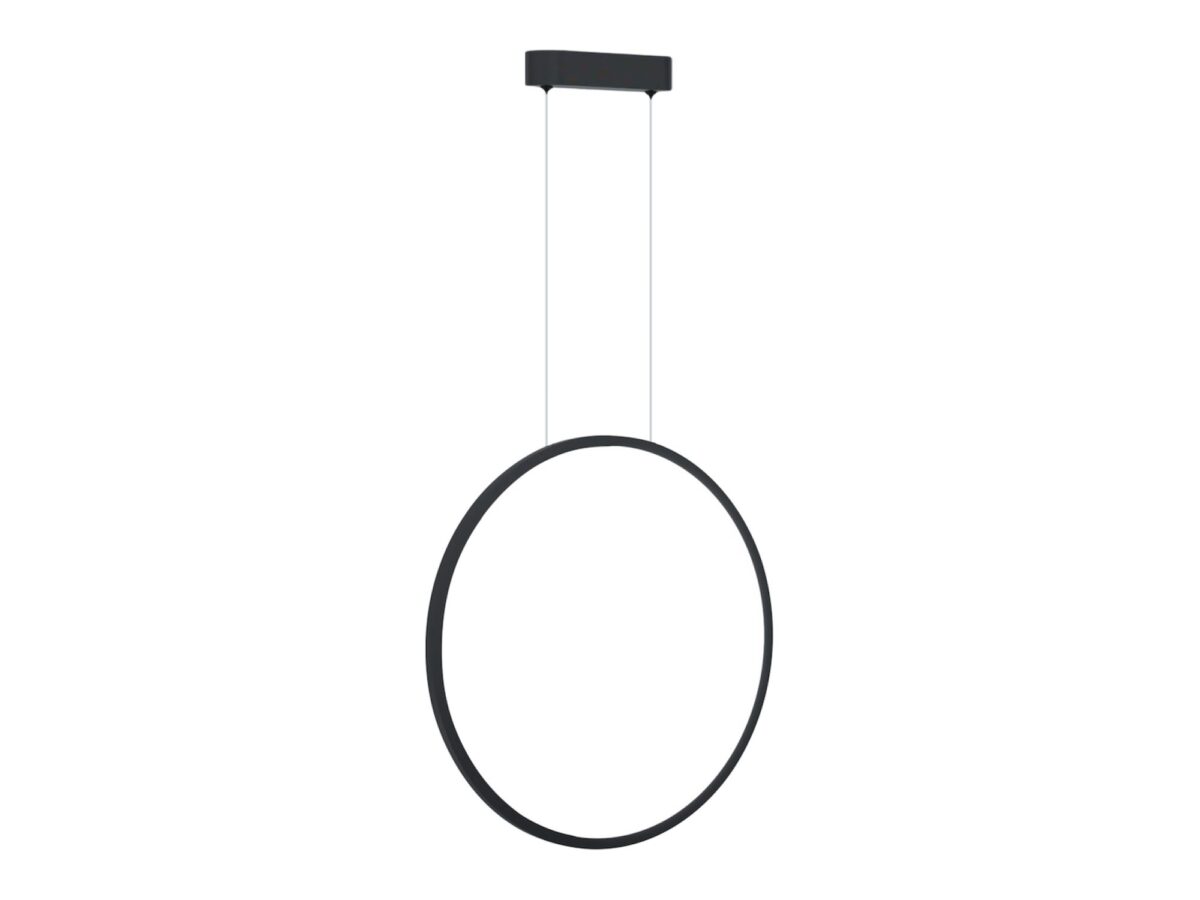 Lampa wisząca Emadena LED 28 W pionowy pierścień 50 cm