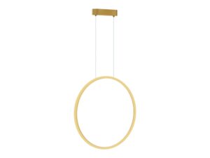 Miniaturka 1 - Złota lampa wisząca Emadena LED 28 W na białym tle