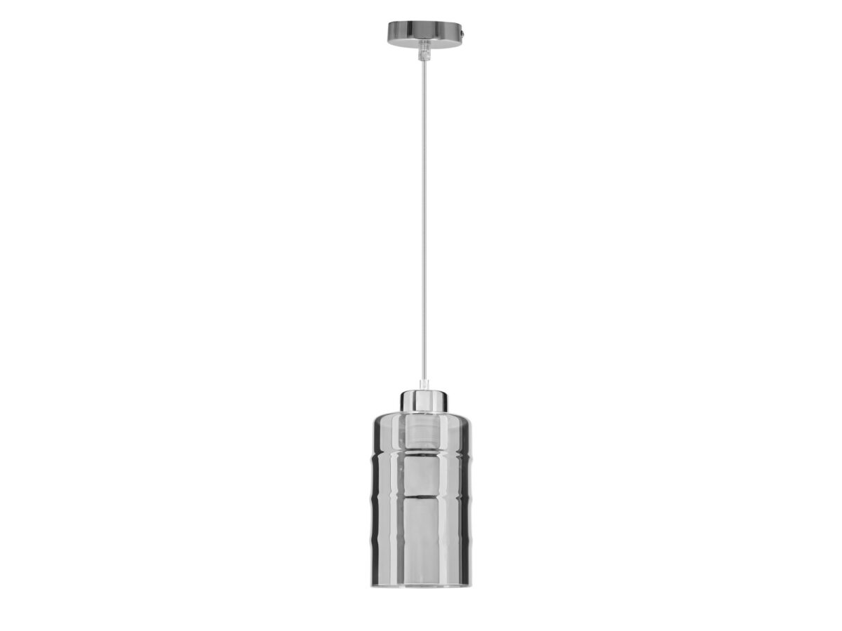 Lampa wisząca Emetio pojedyncza z lustrzanym kloszem