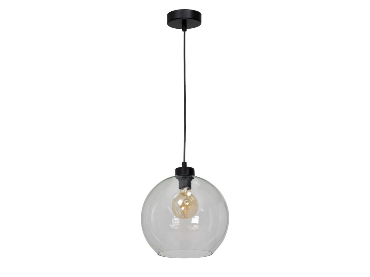 Lampa wisząca Emetora E27 25 cm z kulistym kloszem