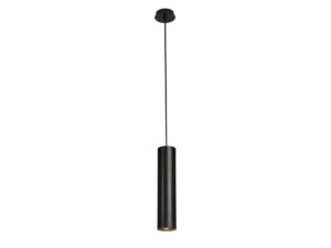 Miniaturka 6 - Czarna lampa wisząca Enola-B PD-1 na białym tle
