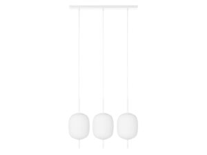 Miniaturka 4 - Lampa wisząca EPLI MINI 3L biała – trzy mleczne klosze