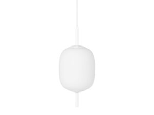 Miniaturka 7 - Lampa wisząca EPLI MINI biała z mlecznym kloszem, widok frontalny