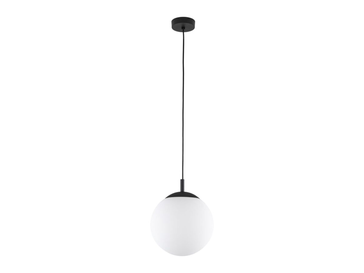 Lampa wisząca Esme z dużym białym kloszem 30 cm