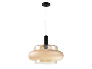 Miniaturka 2 - Lampa wisząca Evodino ze szklanym kloszem 40 cm E27 – zdjęcie 3