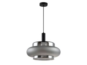 Miniaturka 1 - Lampa wisząca Evodino ze szklanym kloszem 40 cm E27 – zdjęcie 2
