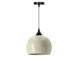 Miniaturka 2 - Lampa wisząca Falado z czarnym zawieszeniem i oliwkowym aluminiowym kloszem