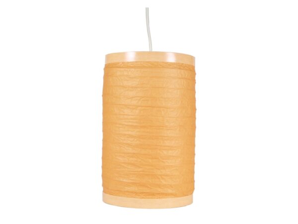 Lampa wisząca Falomela z pomarańczowym papierowym kloszem