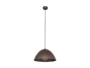 Miniaturka 4 - Lampa wisząca Faro 34 cm w kolorze brązowym na białym tle