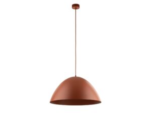 Miniaturka 2 - Lampa wisząca Faro 50 cm w kolorze ceglastym na białym tle