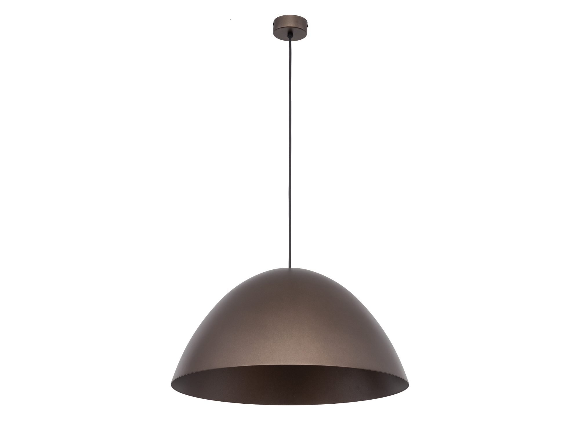 Lampa wisząca Faro w kolorze brown, na białym tle