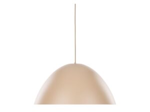 Miniaturka 7 - Lampa wisząca Faro 50 cm w kolorze piaskowym beżu w aranżacji wnętrza