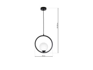 Miniaturka 3 - Lampa wisząca Feleria rysunek wymiarowy