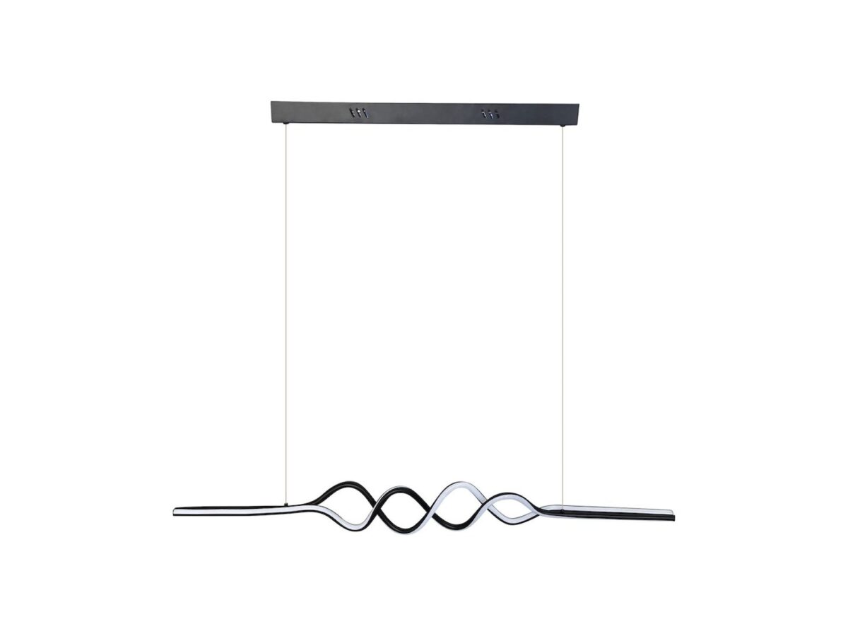 Lampa wisząca Felosena LED 36 W 120 cm czarna