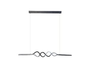 Miniaturka 4 - Lampa wisząca Felosena LED 36 W 120 cm czarna