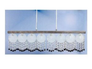 Miniaturka 1 - Lampa wisząca Fenarino z ośmioma kloszami na niebieskim tle
