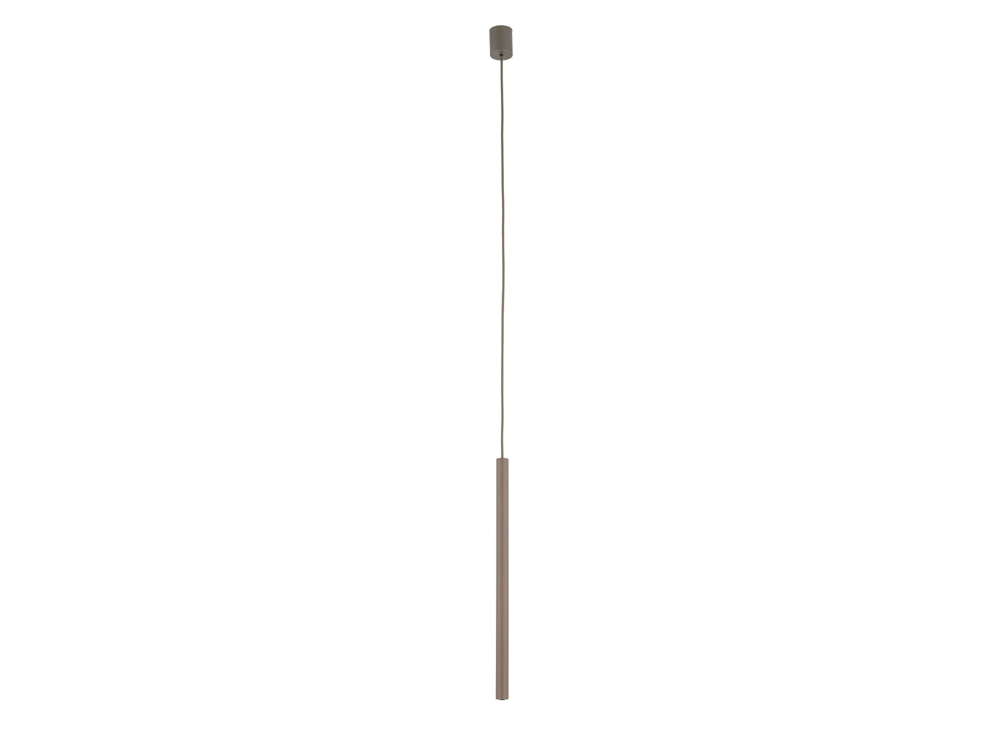 Lampa wisząca Ferro ciemny braz 50 na białym tle
