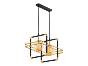 Miniaturka 7 - Lampa wisząca Fiori 2-punktowa ze szklanymi kloszami na białym tle
