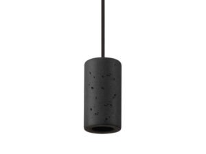 Miniaturka 6 - Lampa wisząca Fitu PD E27 czarna, kamienna oprawka z przewodem, bez rozety i żarówki