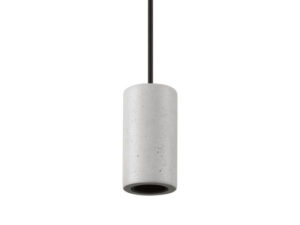 Miniaturka 2 - Lampa wisząca Fitu PD E27 szara, kamienna oprawka bez żarówki
