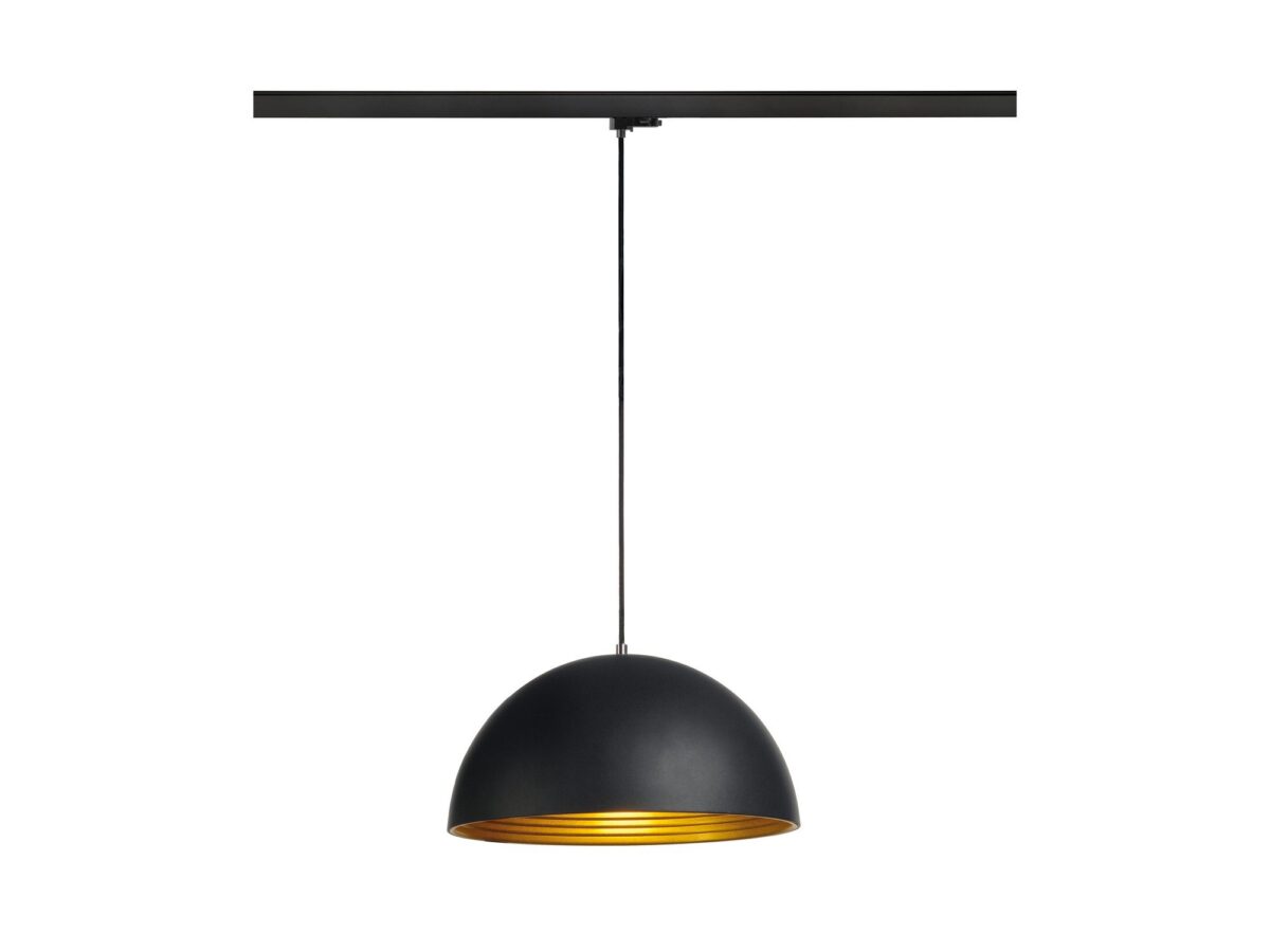 Lampa wisząca FORCHINI M 40 TRACK E27 3-fazowa czarno-złota