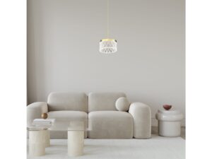Miniaturka 2 - Lampa wisząca Galedona 9 W w aranżacji