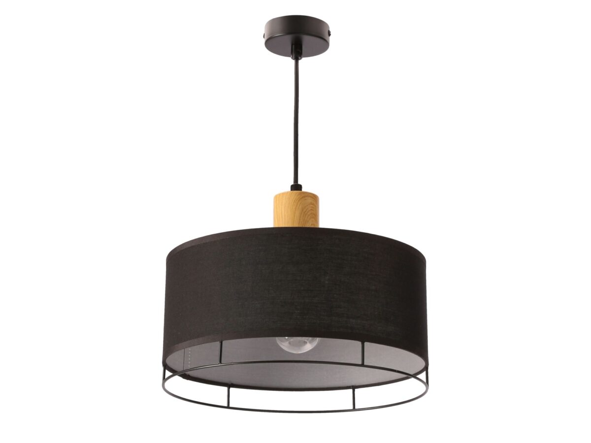 Lampa wisząca Galenira 30 cm z abażurem E27