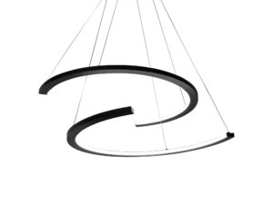 Miniaturka 1 - Lampa wisząca Galodena LED 30 W czarna 60 cm – zdjęcie 2