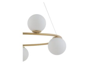 Miniaturka 6 - Lampa wisząca Gama 5 w kolorze złoty beż