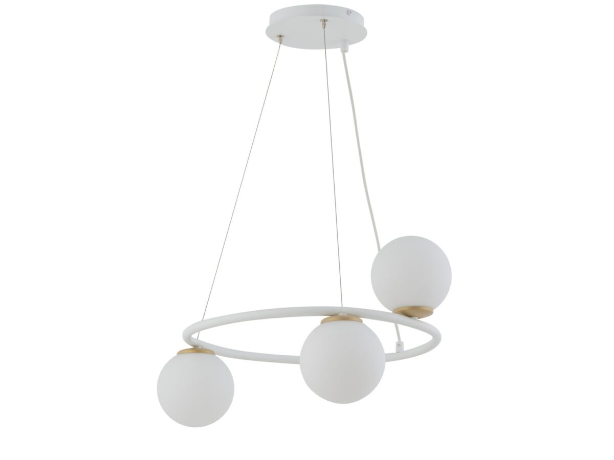 Lampa wisząca Gama koło 3-punktowa okrągła 48 cm